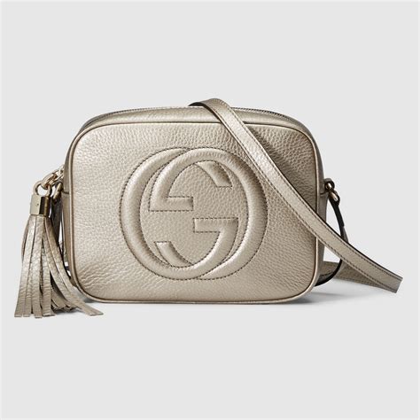 gucci disco bag peonie|Gucci Soho Small Leather Disco Bag .